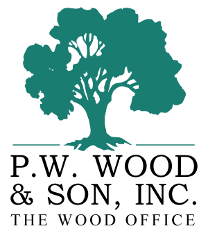PW Wood logo
